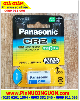 Pin CR-2W, CR15H270; Pin CR-2W; Pin CR15H270; Pin Panasonic CR-2W Nội địa Nhật_Vỉ 1viên
